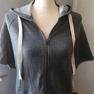 NWT Long oversized zip-up hoodie
